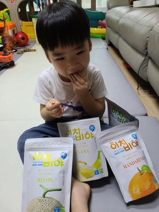 동결건조 과일칩 이치비야 4종 set — 5점을 준 리뷰어가 2021년 9월 올린 사용 사진
