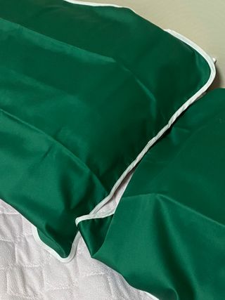 의식주의 비건 인증 오가닉 순면 베개 커버 레이어 커플 세트 — 5점을 준 리뷰어가 2023년 3월 올린 사용 사진