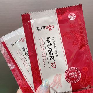 힘내라김홍삼 홍삼활력진 50ml x 5포 — 5점을 준 리뷰어가 2021년 4월 올린 사용 사진