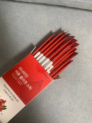 이너미인 석류 콜라겐 스틱 — 5점을 준 리뷰어가 2021년 1월 올린 사용 사진