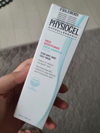 피지오겔 레드수딩 시카밸런스 크림 50ml — 5점을 준 리뷰어가 2022년 4월 올린 사용 사진