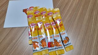광동생활건강 [광동] 비타500데일리스틱  ★빼빼로데이★ 30포+70포+ 뚱랑이스티커+빼빼로+쇼핑백 — 4점을 준 리뷰어가 2022년 11월 올린 사용 사진