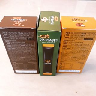 짜먹는 이지견과 짜먹는 이지아몬드, 짜먹는 이지허니피넛, 짜먹는 이지캐슈넛 각 10g X  10포 — 5점을 준 리뷰어가 2021년 3월 올린 사용 사진