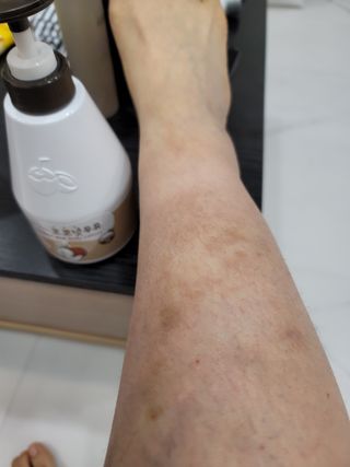 [과일나라] 피부가 마시는 코코넛우유 바디클렌저&바디로션 — 5점을 준 리뷰어가 2022년 3월 올린 사용 사진