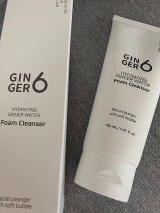 GINGER6 하이드레이팅 진저 워터 폼클렌징 — 3.5점을 준 리뷰어가 2021년 10월 올린 사용 사진