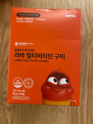 [푸름웰니스] 라바 멀티비타민 구미 36g — 5점을 준 리뷰어가 2022년 5월 올린 사용 사진