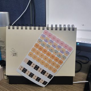 리훈 곰부 세우는 체크리스트 위클리 탁상 플래너 주간 일주일 계획표 — 5점을 준 리뷰어가 2023년 2월 올린 사용 사진