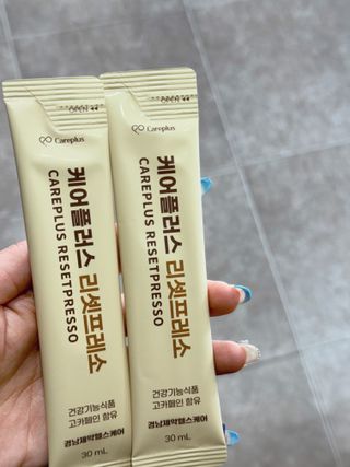 [경남제약헬스케어] 케어플러스 다이어트 리셋프레소 (30ml X 10포) 1개 — 5점을 준 리뷰어가 2024년 9월 올린 사용 사진