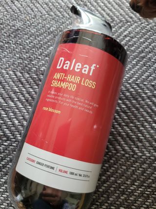 달리프 진저 베러 퍼퓸 탈모 완화 샴푸 1000ml 향 3종 — 5점을 준 리뷰어가 2020년 12월 올린 사용 사진