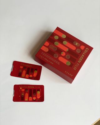 프리마인 귀족의 콜라겐, 92배 흡수율. 럭셔리 프리미엄 셀라브 콜라겐필름 30매 — 4점을 준 리뷰어가 2022년 8월 올린 사용 사진
