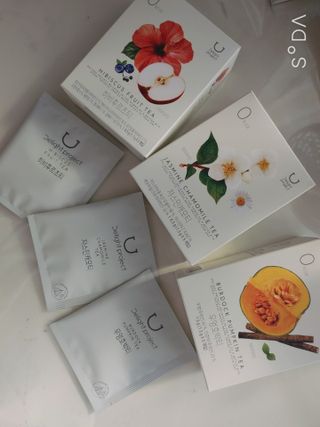 딜라이트 프로젝트 블렌딩티 우엉호박티, 히비후르츠티, 쟈스민캐모티 — 5점을 준 리뷰어가 2021년 7월 올린 사용 사진