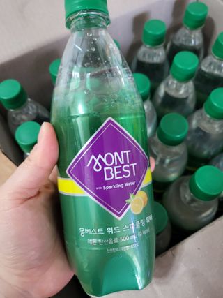 몽베스트 Montbest with Sparkling water Lemon OR Lime 20병(랜덤) — 5점을 준 리뷰어가 2023년 2월 올린 사용 사진