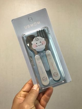 유비맘 스푼포크 케이스 세트 1+1 _컬러랜덤 발송 — 5점을 준 리뷰어가 2021년 2월 올린 사용 사진