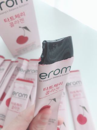 이롬 erom 타트체리 콜라겐 — 4.5점을 준 리뷰어가 2021년 3월 올린 사용 사진