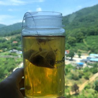 산그리메 국내산 호박차 100티백 대용량 삼각티백차 — 5점을 준 리뷰어가 2021년 7월 올린 사용 사진