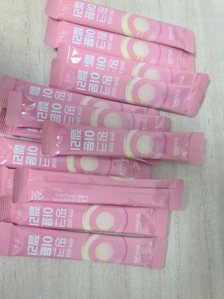 [인디닥터] 면역 생생 핑크 이뮨 젤리 — 4.5점을 준 리뷰어가 2022년 5월 올린 사용 사진