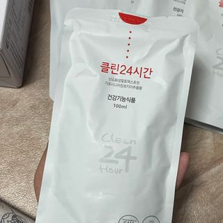 클린24시간 1BOX(5포) + 전용보틀(500ml) — 3점을 준 리뷰어가 2022년 12월 올린 사용 사진