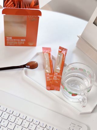 [닥터루템]맛있는 파인애플맛 과채효소 THE파이토엔자임365 1box (30포) — 5점을 준 리뷰어가 2022년 10월 올린 사용 사진