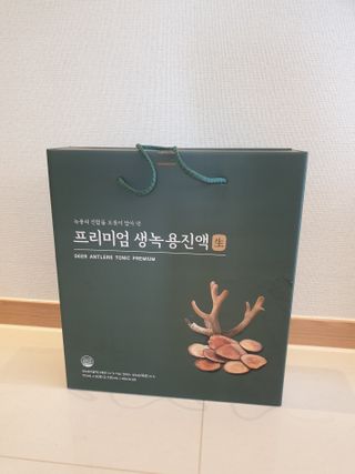 서울약사신협 약사신협_생녹용 진액_70ml x 30포 — 5점을 준 리뷰어가 2021년 7월 올린 사용 사진