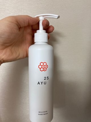 AYU25[아유트웬티파이브]피부 진정, 보습 와일즈 로즈 핸드워시 — 5점을 준 리뷰어가 2021년 3월 올린 사용 사진