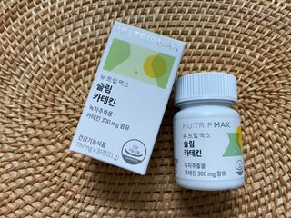 뉴트립맥스(NUTRIPMAX) 뉴트립맥스 슬림 카테킨 700mg 30정 1개월분 — 5점을 준 리뷰어가 2021년 7월 올린 사용 사진
