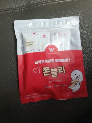 [푸름웰니스] 맛있는 곡물 및 곤약쫀득이 쫀블리 — 5점을 준 리뷰어가 2021년 12월 올린 사용 사진