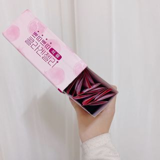 헬스업_쁘띠쁘띠석류콜라겐젤리_20g x 14포 — 5점을 준 리뷰어가 2021년 2월 올린 사용 사진