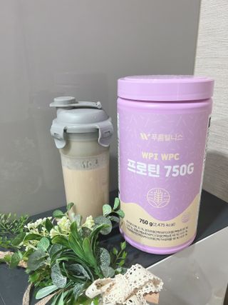 [푸름웰니스] 프로틴 다이어트 단백질 쉐이크 (750g) — 5점을 준 리뷰어가 2022년 3월 올린 사용 사진