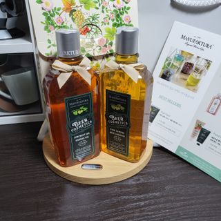체코 비건화장품 마뉴팍투라 향좋은 천연 맥주샴푸 맥주샤워젤 — 5점을 준 리뷰어가 2022년 5월 올린 사용 사진