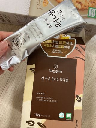씨알푸드 유기농 쌀 시리얼 390g + 갓 구운 유기농 발아통곡물 150g — 5점을 준 리뷰어가 2022년 1월 올린 사용 사진