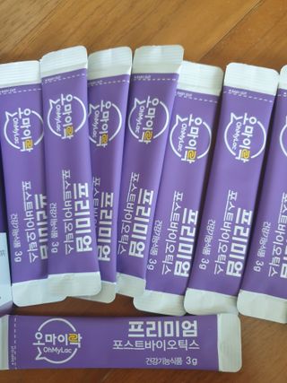 [유산균] 오마이락 프리미엄 포스트바이오틱스 30P — 5점을 준 리뷰어가 2022년 12월 올린 사용 사진