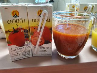 도이캄 착즙 완숙 토마토 200ml 12팩 무설탕 태국왕실 기내식주스 — 3점을 준 리뷰어가 2021년 2월 올린 사용 사진
