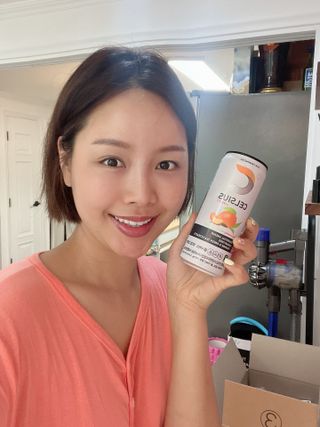 셀시어스 오리지널 325ml 에너지 비타민 피트니스 드링크(24can) 다이어트 음료 — 5점을 준 리뷰어가 2022년 5월 올린 사용 사진