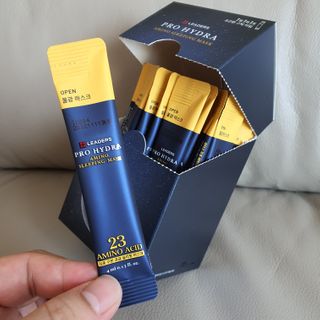 리더스코스메틱 리더스 프로 하이드라 아미노 슬리핑 마스크 — 5점을 준 리뷰어가 2021년 1월 올린 사용 사진