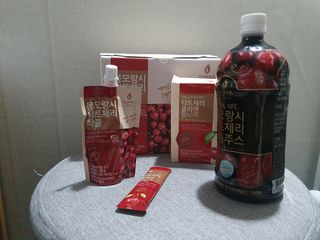 자연에온 몽모랑시 타트체리 3종 세트 구성 - 저분자콜라겐젤리, NFC 착즙주스 — 5점을 준 리뷰어가 2021년 7월 올린 사용 사진