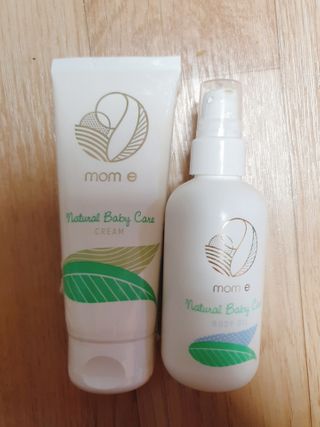mom e 맘이 내추럴 베이비 케어 크림+바디오일 — 5점을 준 리뷰어가 2021년 1월 올린 사용 사진
