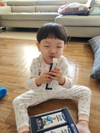 키즈텐플러스 연세 키즈텐 플러스 1개월 — 5점을 준 리뷰어가 2021년 2월 올린 사용 사진