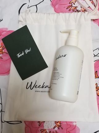 [위켄더스] 기분좋은 하루를 선사해주는 핸드& 바디워시 1종 랜덤발송 — 5점을 준 리뷰어가 2022년 6월 올린 사용 사진