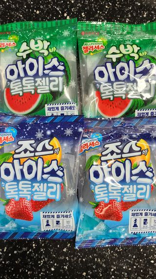 롯데제과 죠스바 아이스 톡톡 젤리 — 5점을 준 리뷰어가 2021년 10월 올린 사용 사진