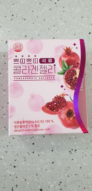 헬스업_쁘띠쁘띠석류콜라겐젤리_20g x 14포 — 5점을 준 리뷰어가 2020년 12월 올린 사용 사진