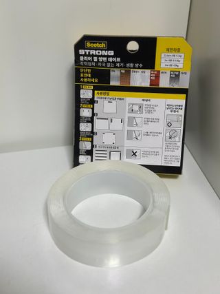 3M 스카치 초강력 클리어겔 실리콘 아크릴 양면테이프 30mmx3m 1개 — 4.5점을 준 리뷰어가 2025년 7월 올린 사용 사진