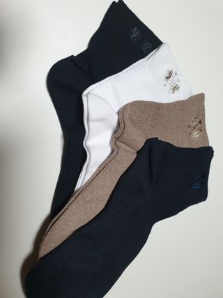 [사이즈가 있는 양말 필로이] 남/여 골지 발목 양말 4족 세트 남【S, M, L, XL】여【S, M, L】_컬러 랜덤 — 5점을 준 리뷰어가 2022년 6월 올린 사용 사진