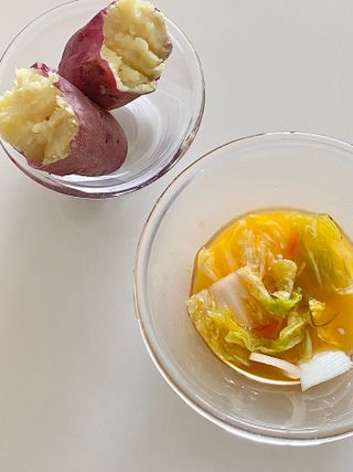 셰프애찬 단호박 백김치 1kg — 4.5점을 준 리뷰어가 2022년 10월 올린 사용 사진
