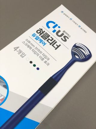 크리오 클리어스 혀백태제거 구취관리 혀클리너 — 5점을 준 리뷰어가 2021년 4월 올린 사용 사진