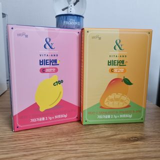 비타앤C 레몬맛, 망고맛 — 5점을 준 리뷰어가 2021년 5월 올린 사용 사진