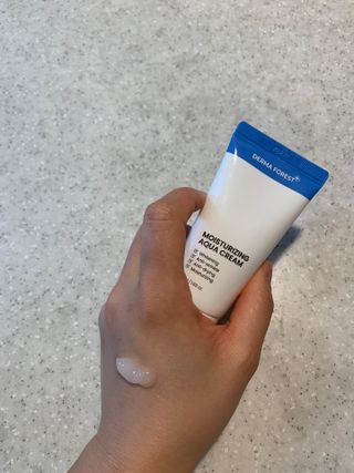 더마포레스트 마데카소사이드 리페어 크림,  모이스처라이징 아쿠아크림 — 5점을 준 리뷰어가 2021년 8월 올린 사용 사진