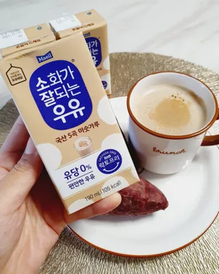 소화가 잘되는 우유 국산 5곡 미숫가루 — 5점을 준 리뷰어가 2021년 9월 올린 사용 사진
