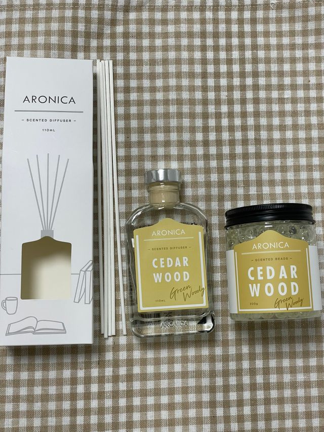 아로니카 센티드 디퓨저 110ml + 비즈방향제 200g SET 리뷰 사진