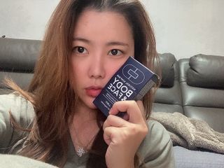 제이제이바이오 허브마사지바 올인원 알약비누 — 5점을 준 리뷰어가 2022년 3월 올린 사용 사진