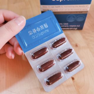 뉴트리션팩토리 비타프렙 오큐슈프림 루테인 오메가3 1050mg — 4점을 준 리뷰어가 2021년 10월 올린 사용 사진